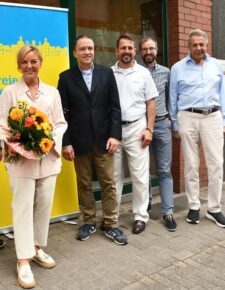 Die neu gewählten Vorstandsmitglieder (v.l.n.r): Felicitas Esser, Stephan Winkelmann, Matthias Bartsch, Gerson Laber und Wolfgang Höfer